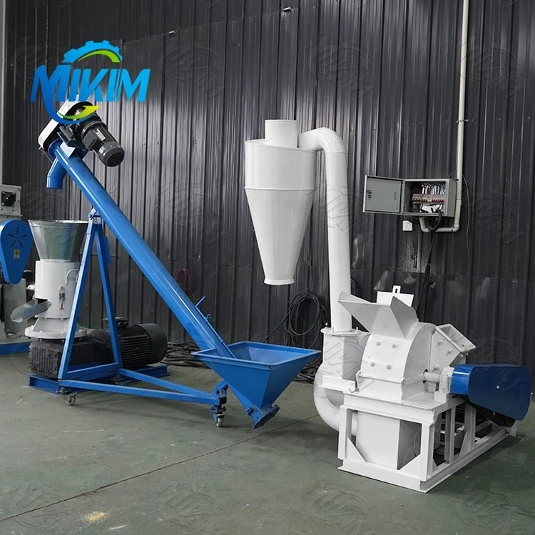 Household Sawdust Wood Pelletizer Machine Line